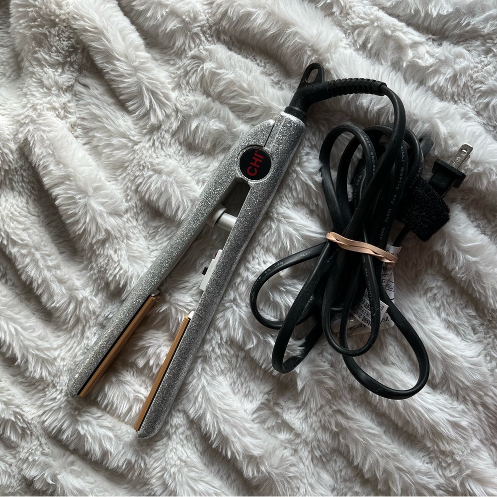 CHI Silver Glitter Hair Straightener